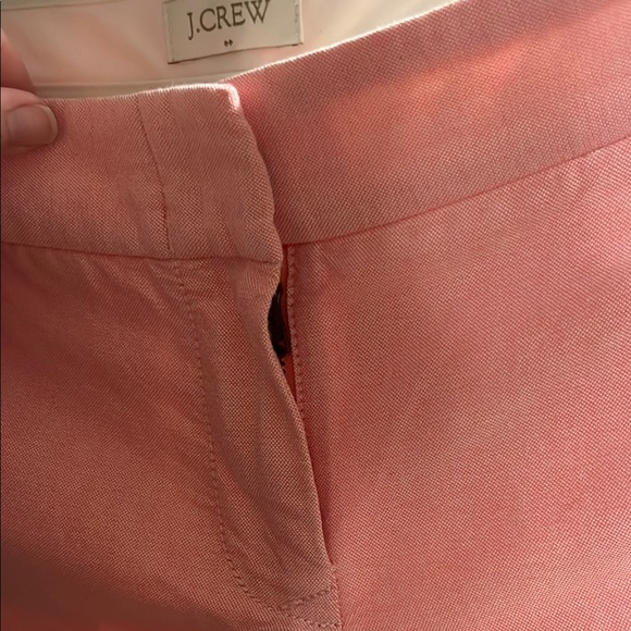 J. Crew Pink Shorts Tailored Cotton Blend - Picture 3 of 8